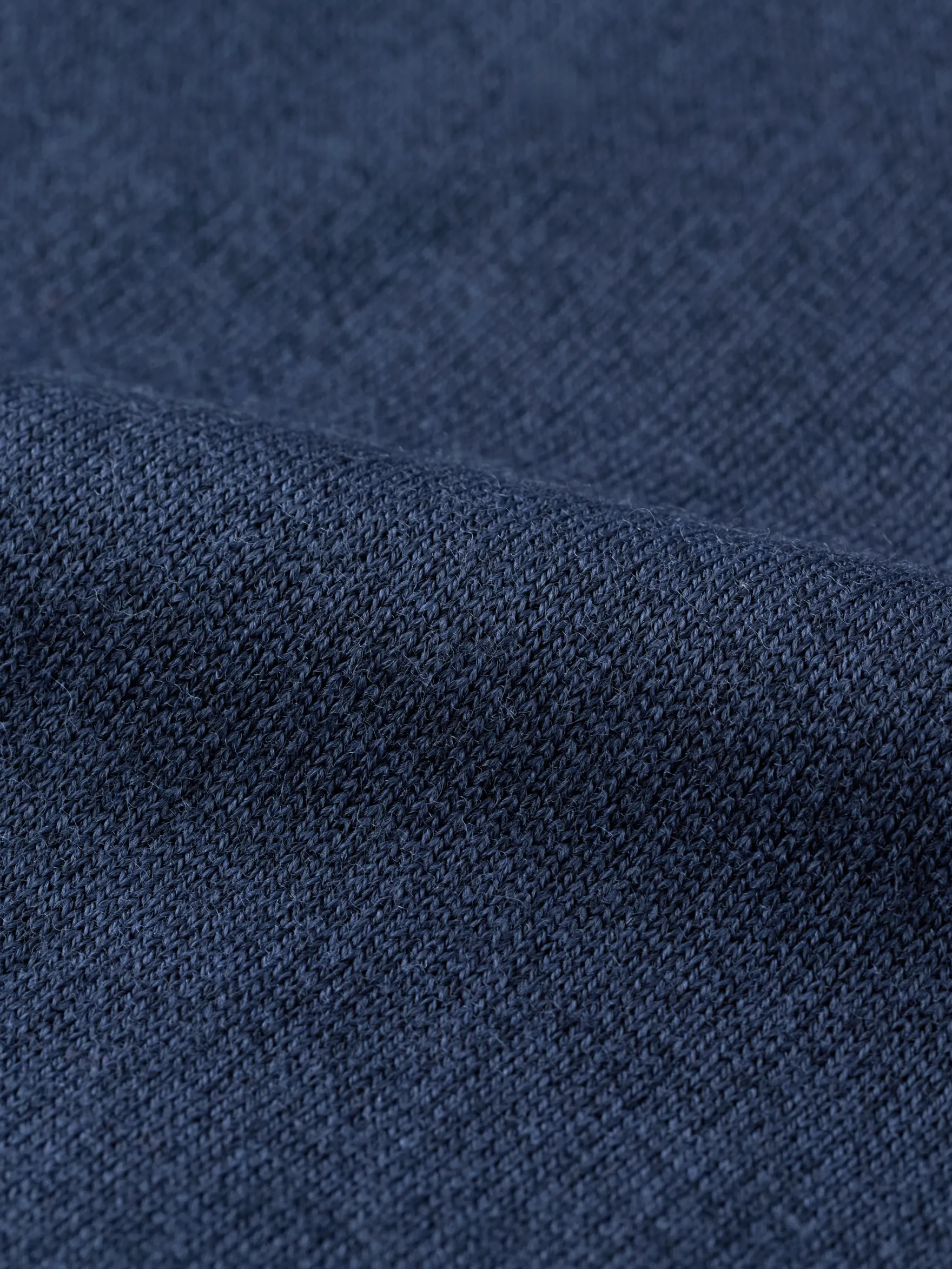 Half-zip trøje i merinould til mænd