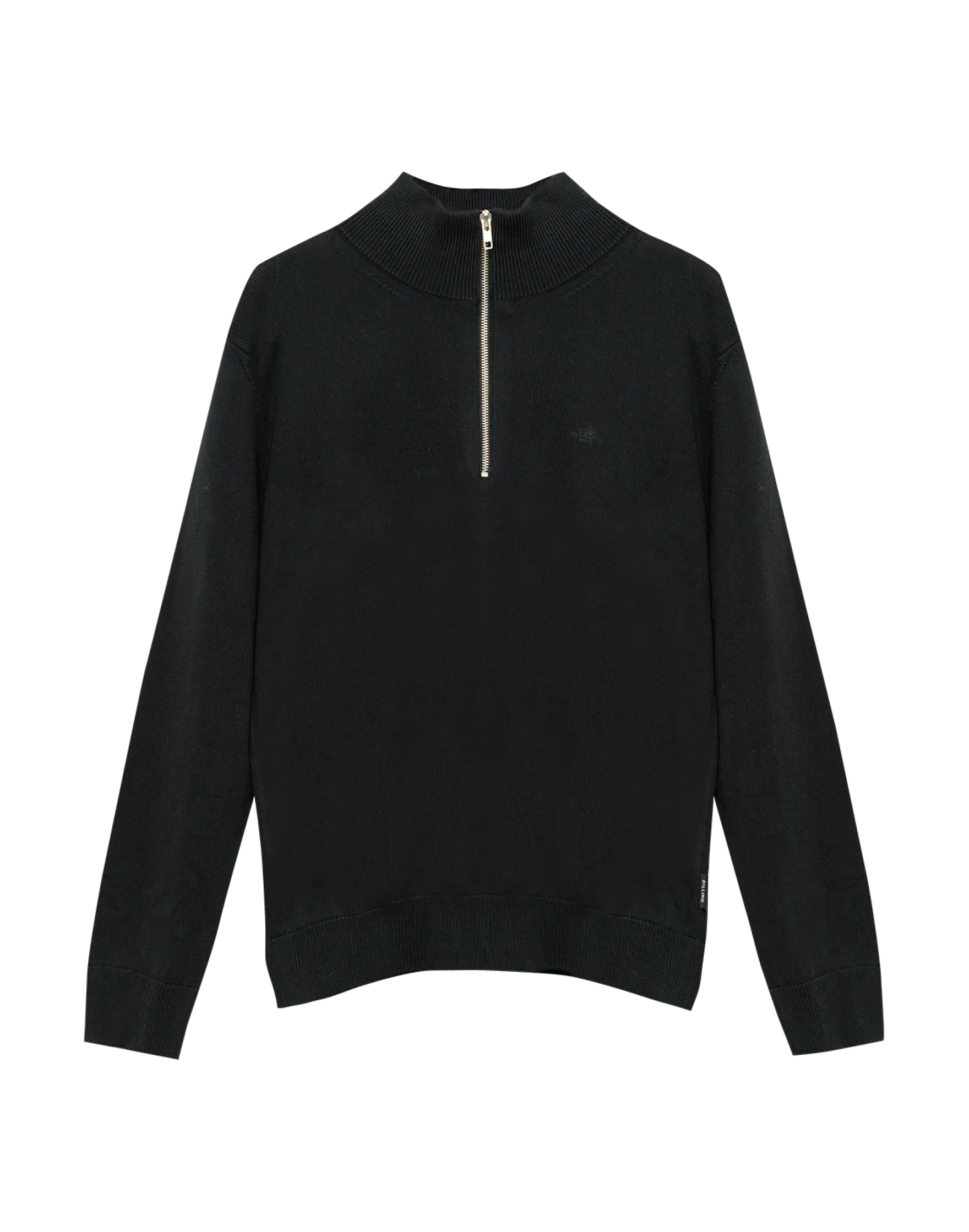 Half-zip trøje i merinould til mænd