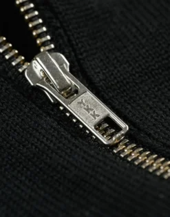 Half-zip trøje i merinould til mænd