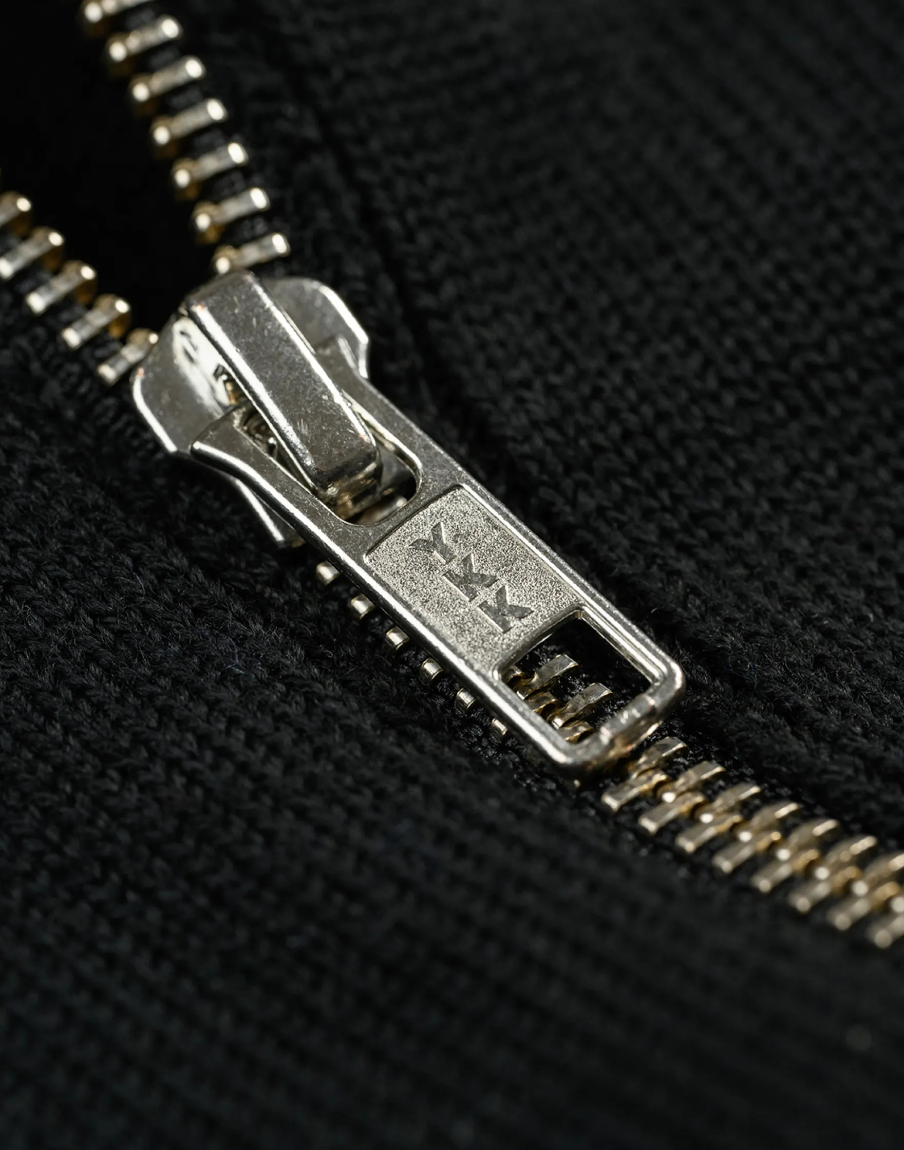 Half-zip trøje i merinould til mænd