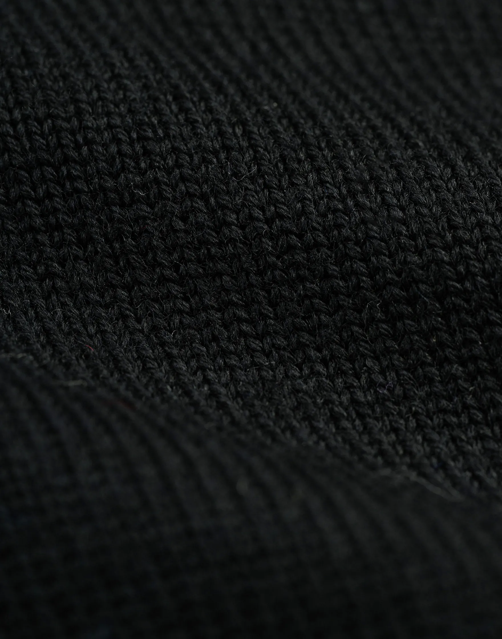 Half-zip trøje i merinould til mænd