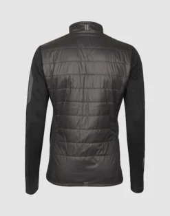 Hybridjakke med lynlås til herre - genanvendt polyester/merinould