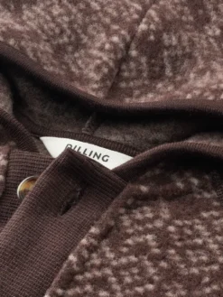 Jakke i merinouldfleece til baby