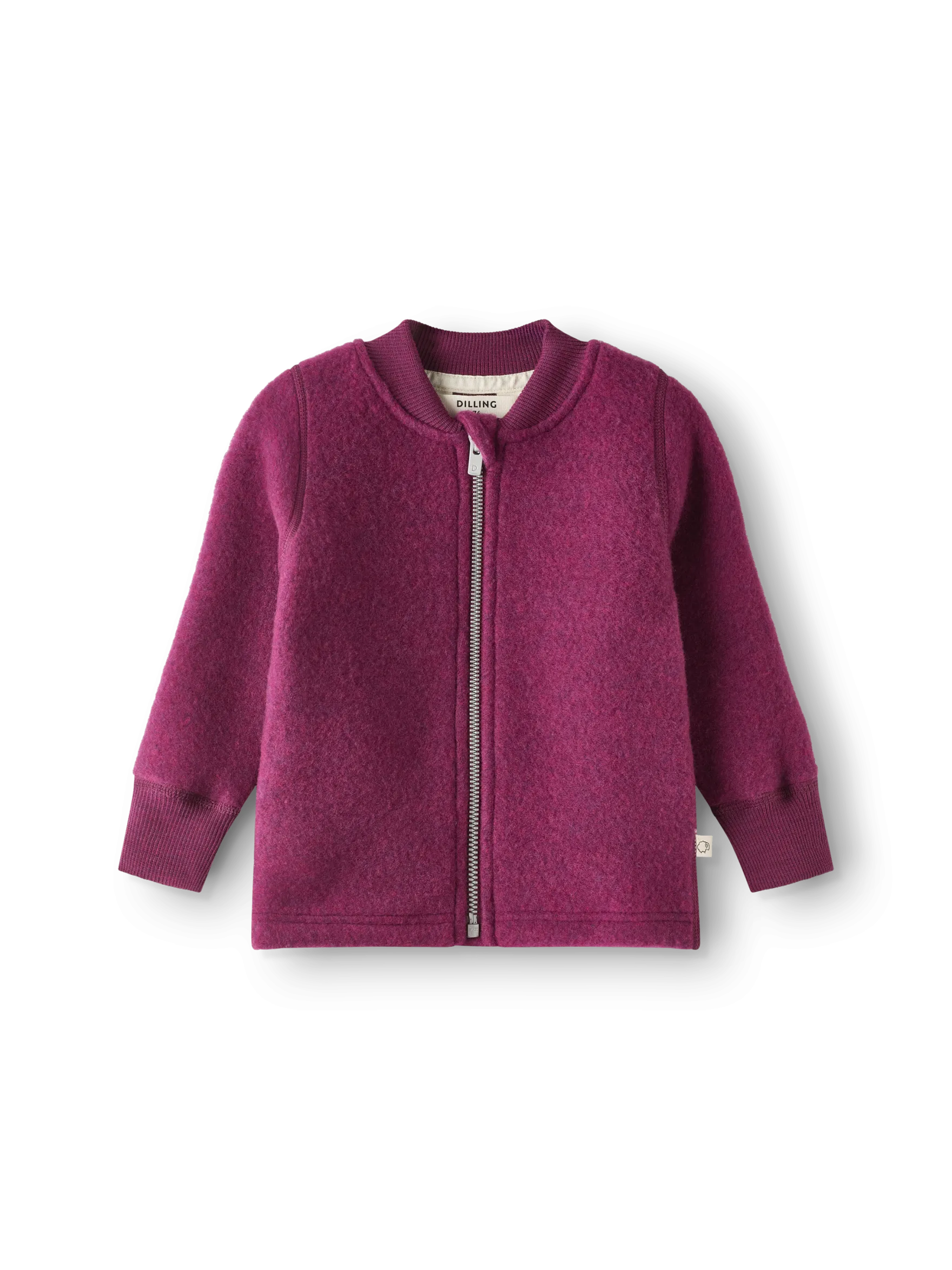 Jakke i merinouldfleece til baby