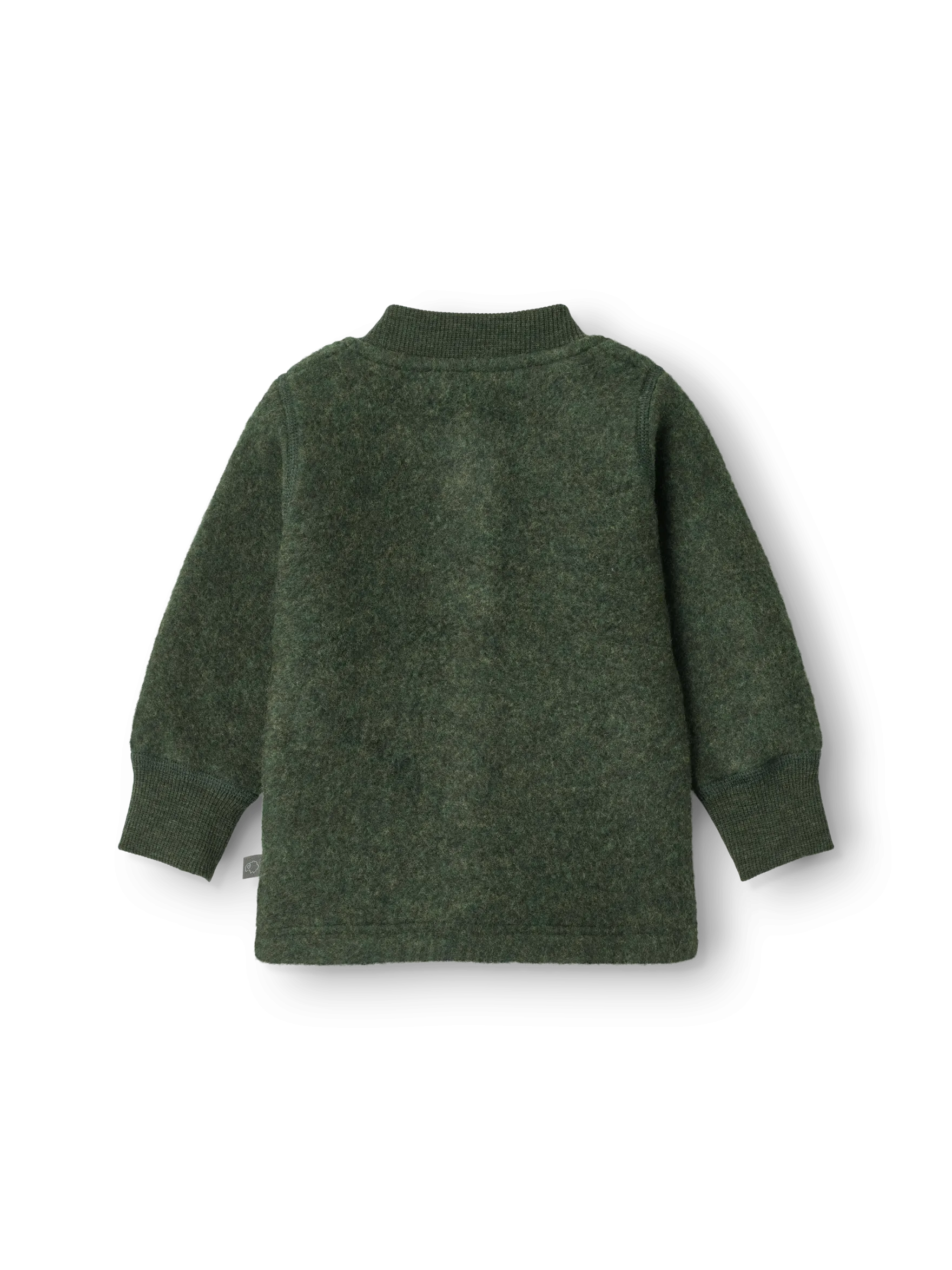 Jakke i merinouldfleece til baby