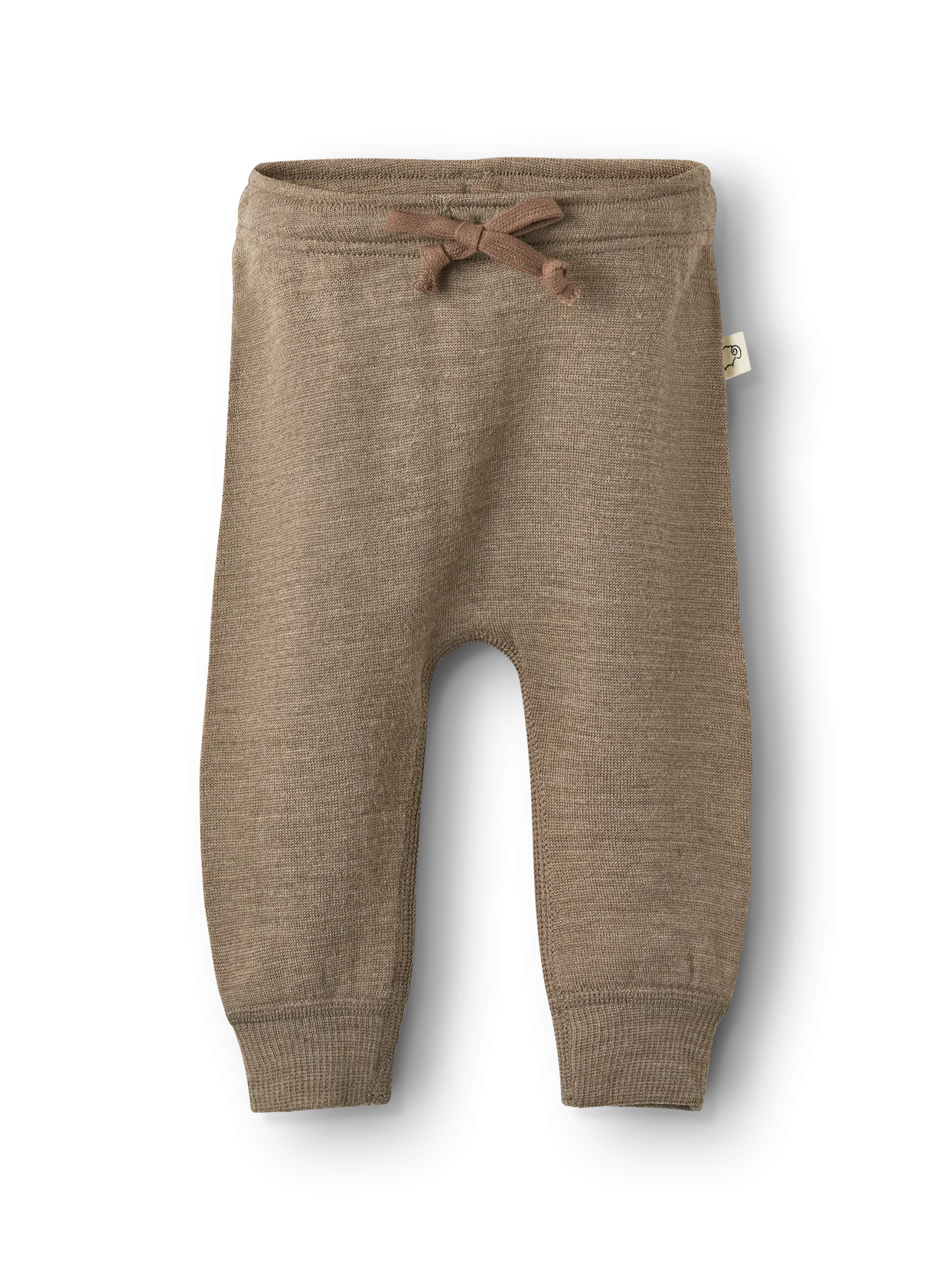 Joggers i merinouldfrotté til baby