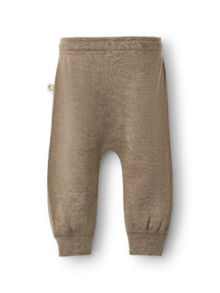 Joggers i merinouldfrotté til baby