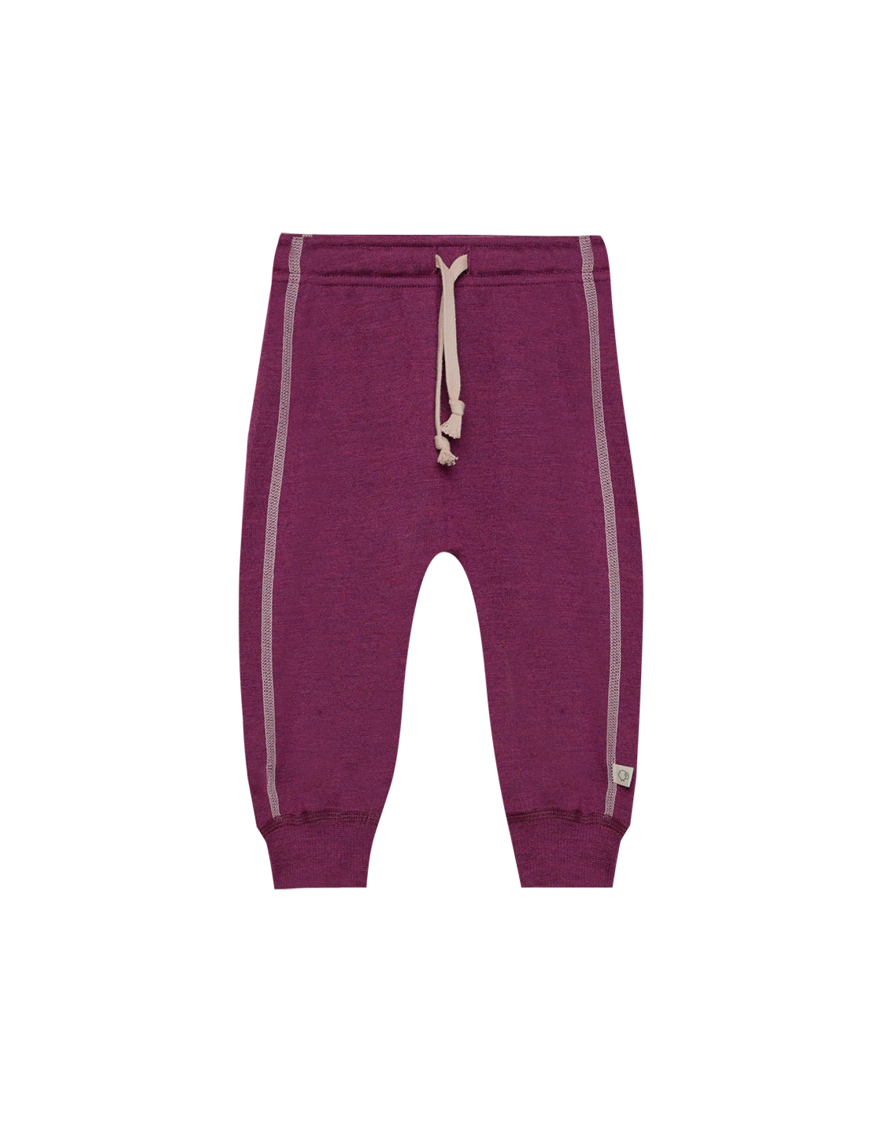 Joggers i merinouldfrotté til baby