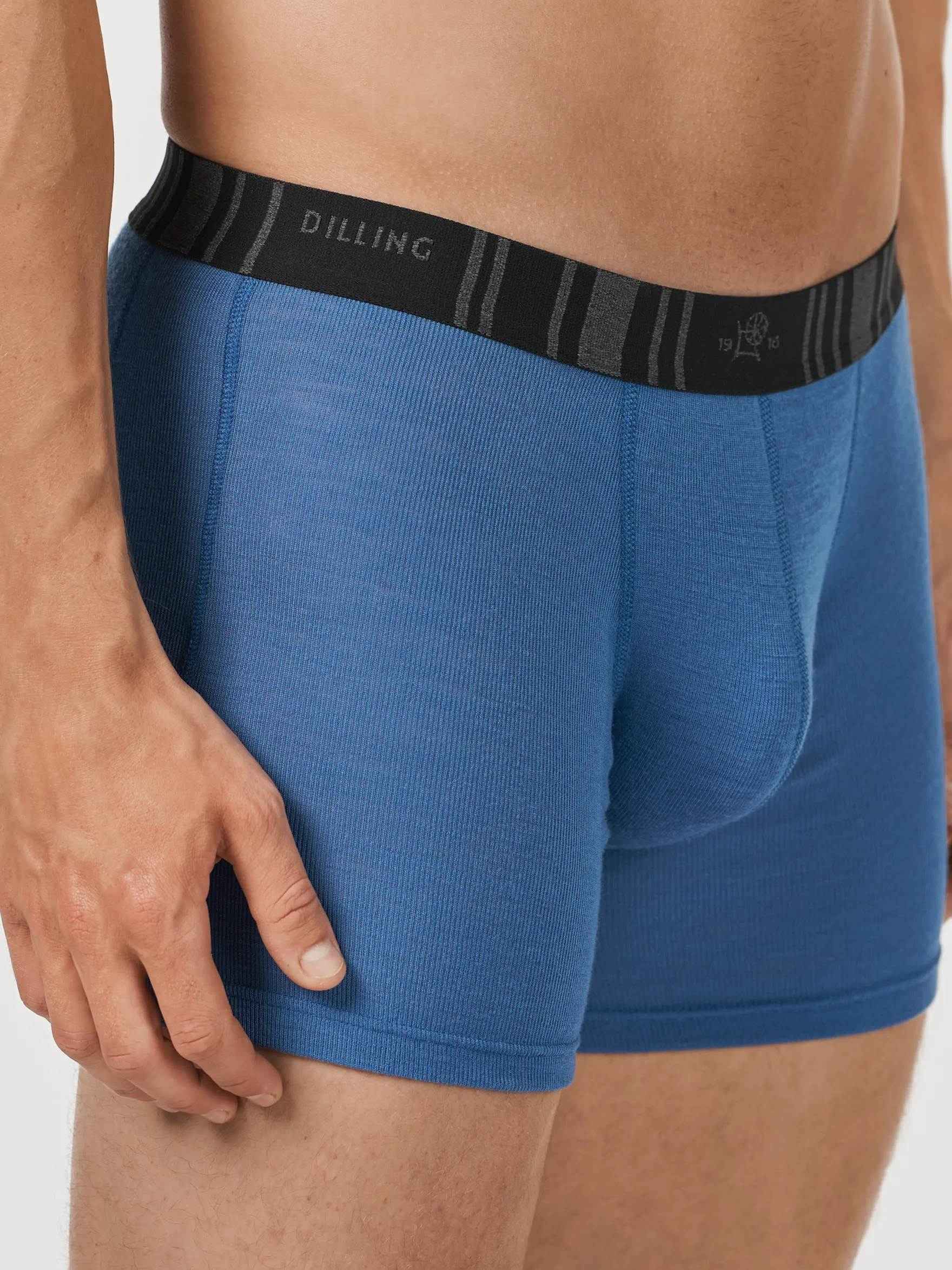 Klassiske boksershorts i merinould til mænd