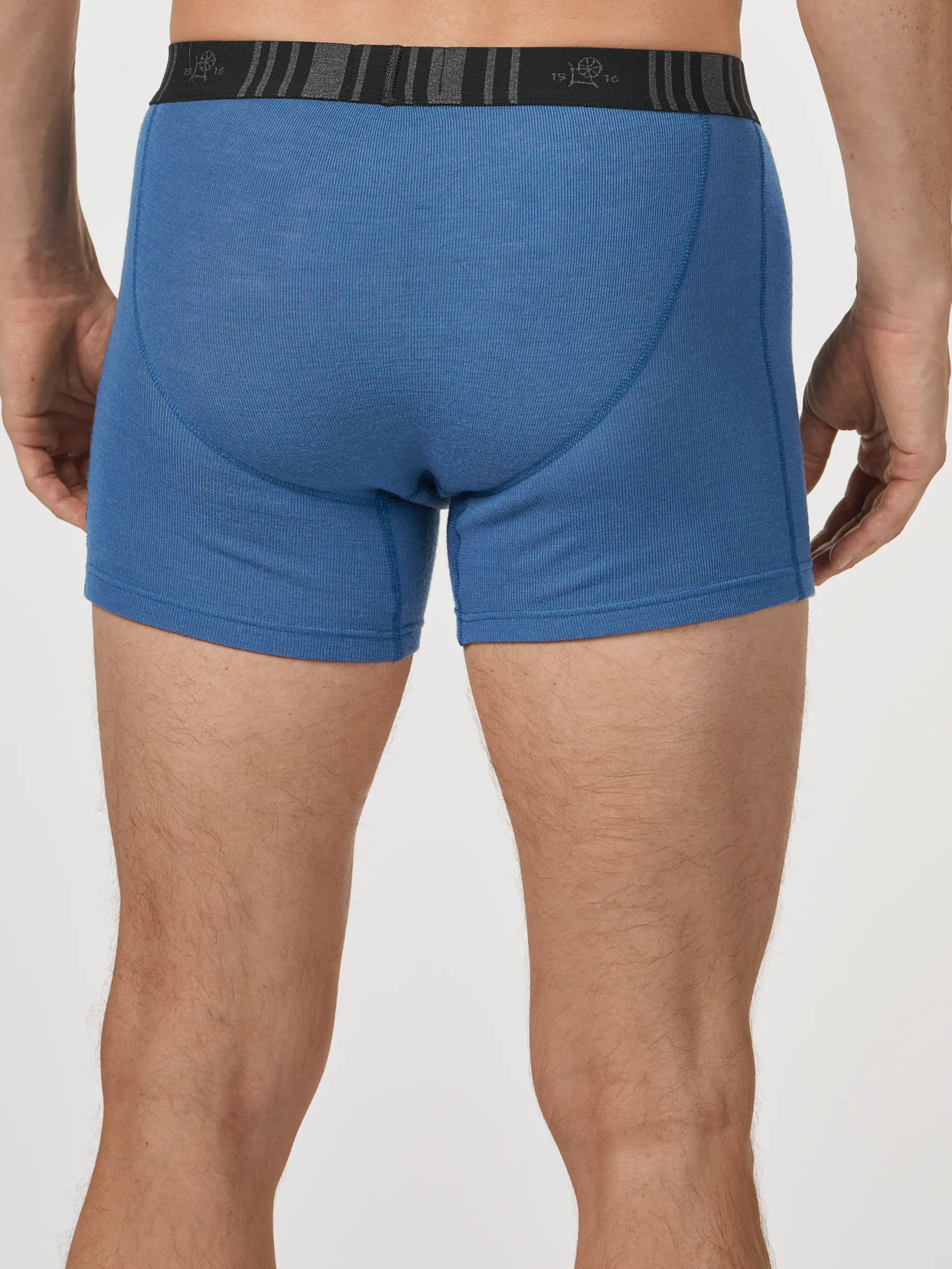 Klassiske boksershorts i merinould til mænd