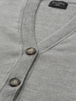 Kort cardigan i merinould til kvinder