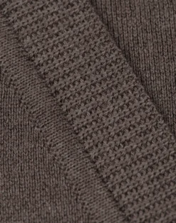 Kort cardigan i merinould til kvinder