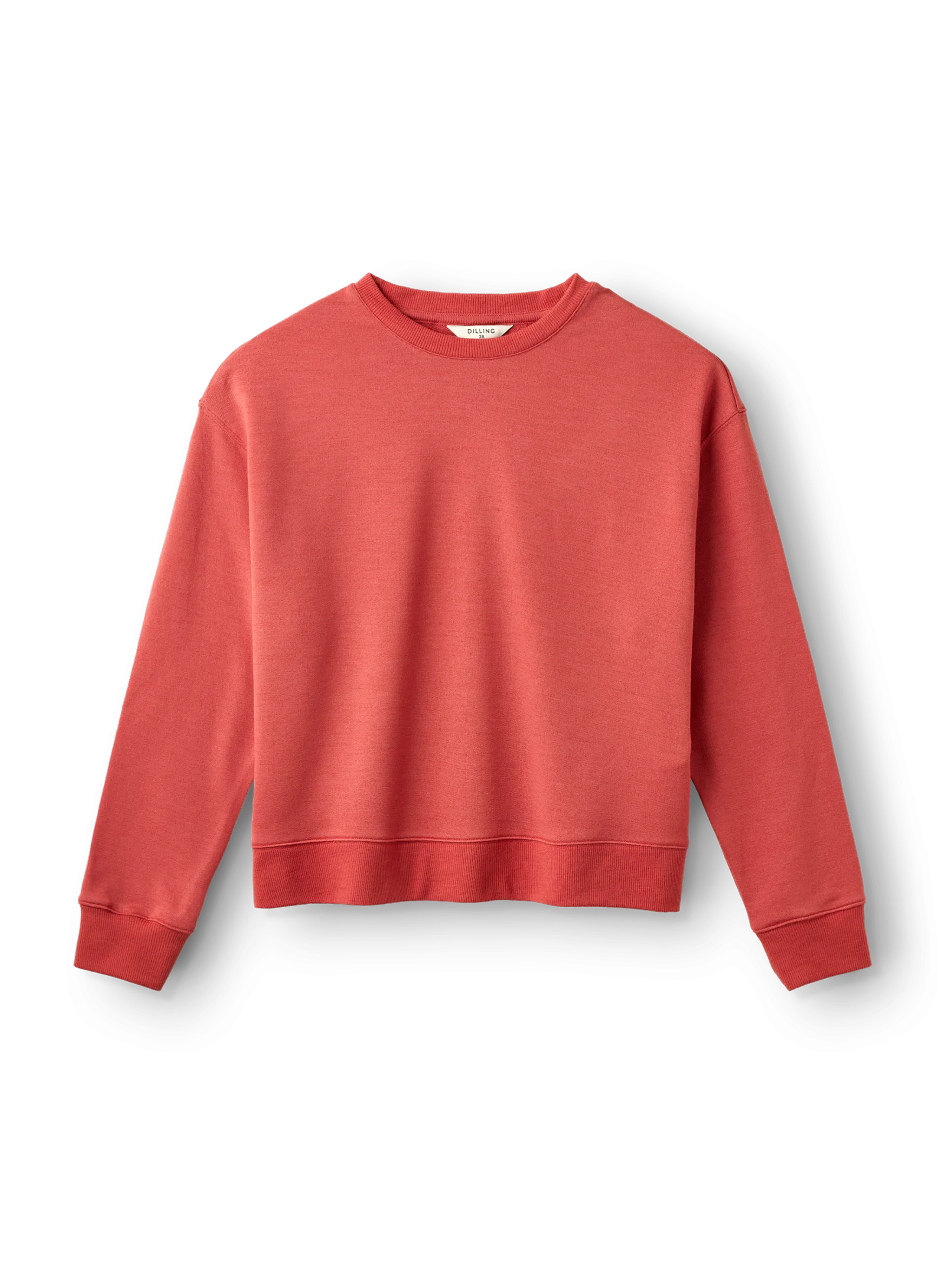 Kort sweatshirt i merinould til kvinder