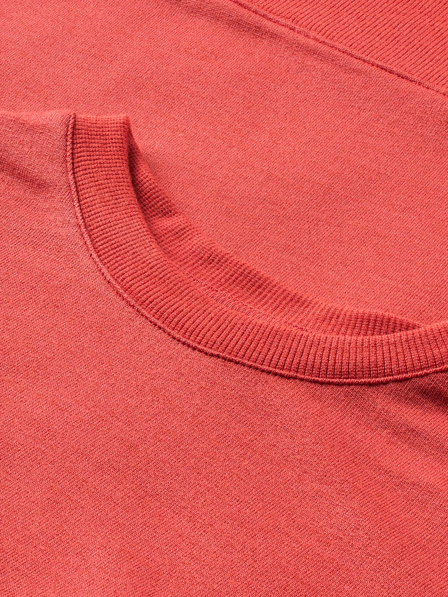 Kort sweatshirt i merinould til kvinder