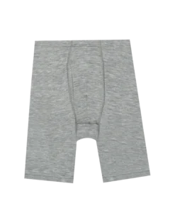 Lange boxershorts med gylp i merinould til mænd