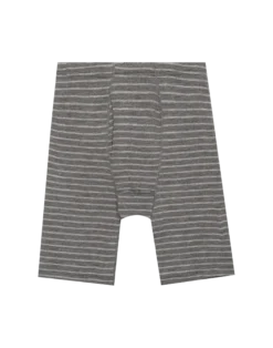 Lange boxershorts med gylp i merinould til mænd