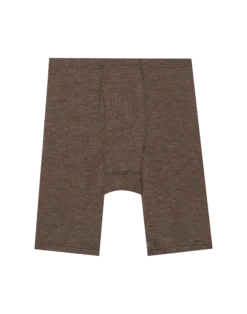 Lange boxershorts med gylp i merinould til mænd
