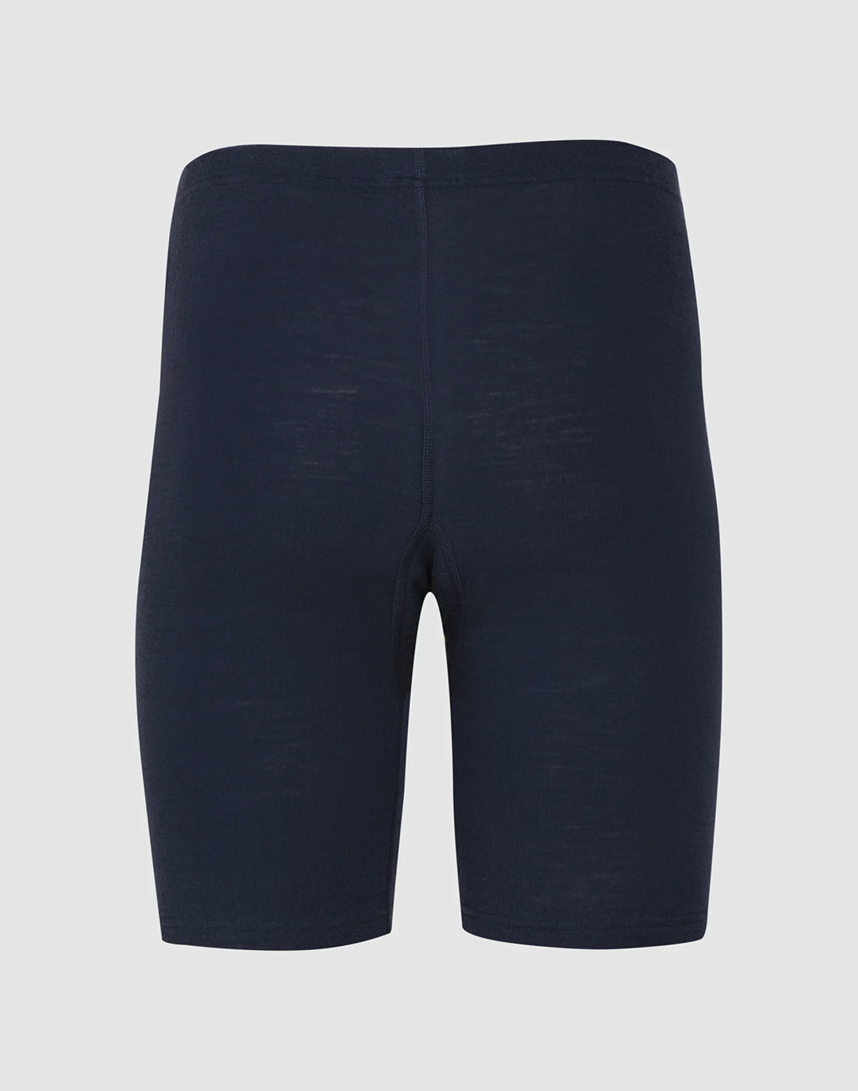 Lange boxershorts med gylp i merinould til mænd