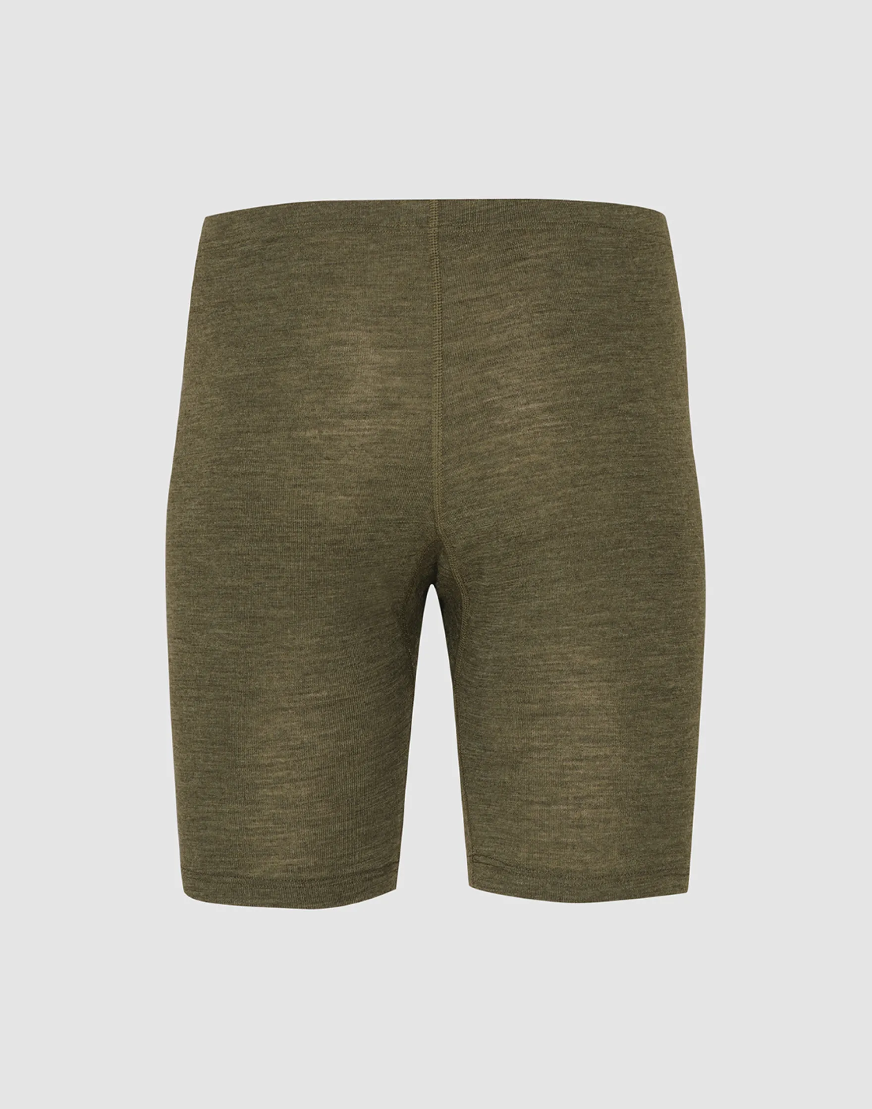 Lange boxershorts med gylp i merinould til mænd