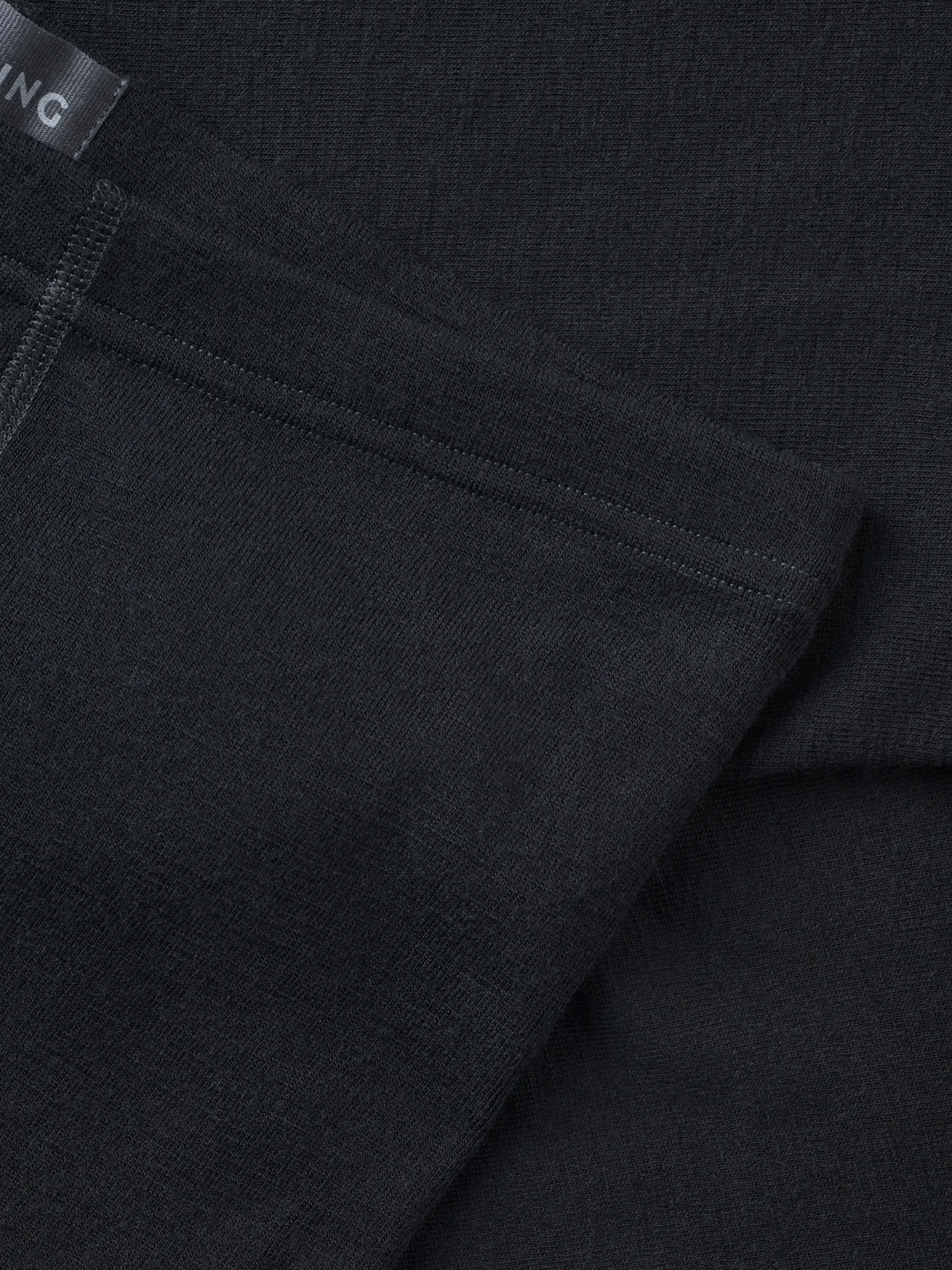 Lange boxershorts med gylp i merinould til mænd
