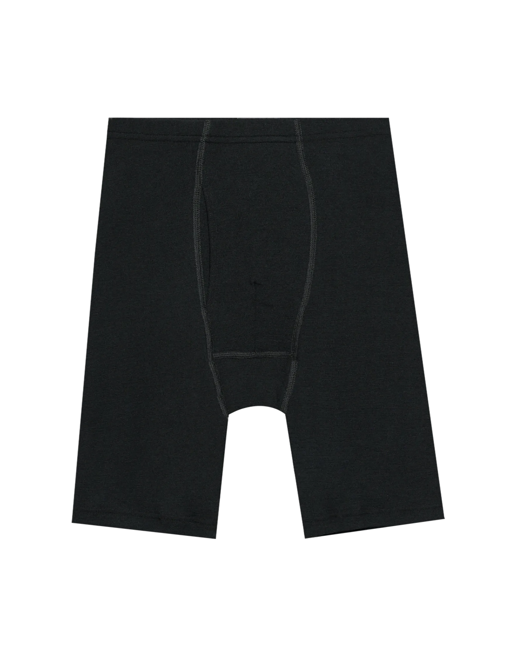 Lange boxershorts med gylp i merinould til mænd (3-pak)