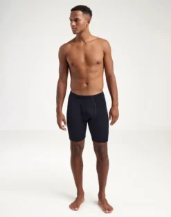 Lange boxershorts med gylp i merinould til mænd (3-pak)