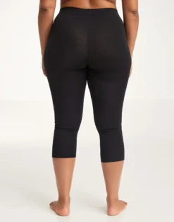 3/4 leggings i bomuld til kvinder