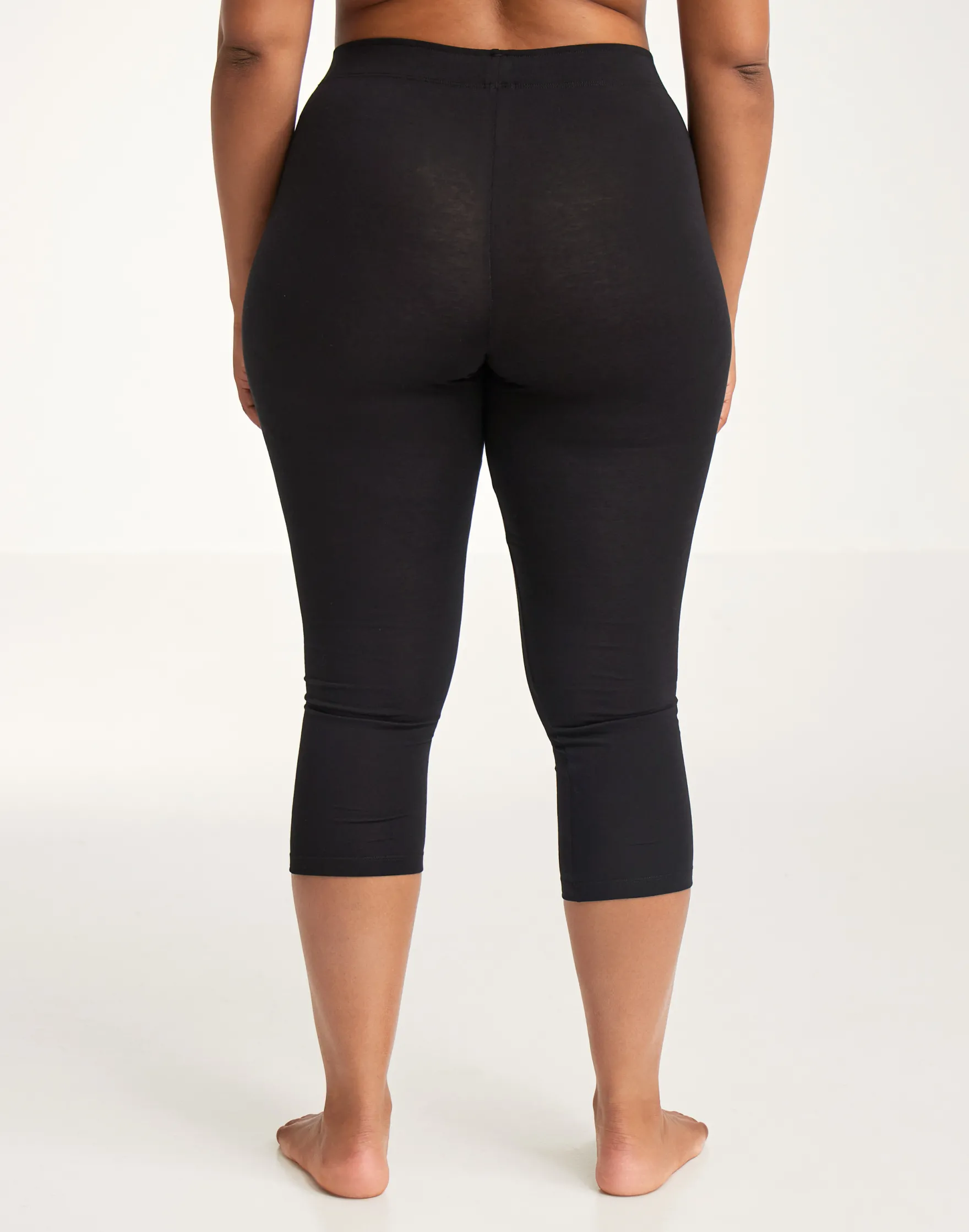 3/4 leggings i bomuld til kvinder