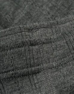 Leggings i merinould med hulmønster til baby