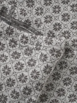 Leggings i merinould med nordisk mønster til baby