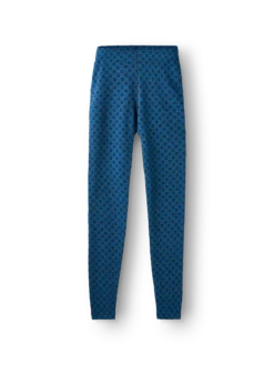 Leggings i merinould med nordisk mønster til kvinder