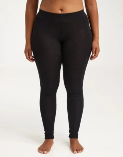 Leggings i merinould/silke til kvinder