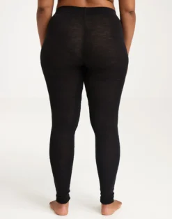 Leggings i merinould/silke til kvinder