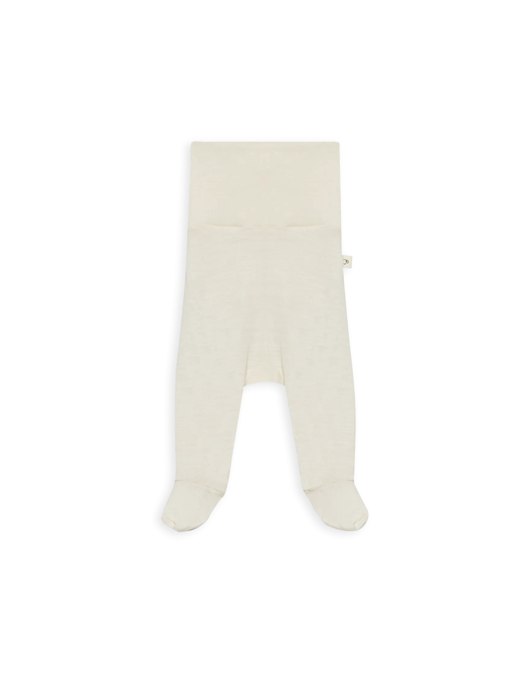 Leggings i merinould/silke til nyfødt