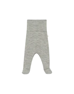 Leggings i merinould/silke til nyfødt.