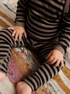Leggings i merinould til baby