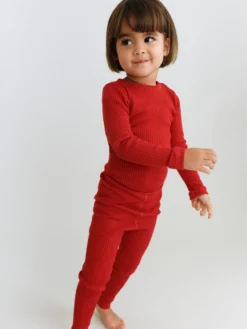 Leggings i merinould til baby