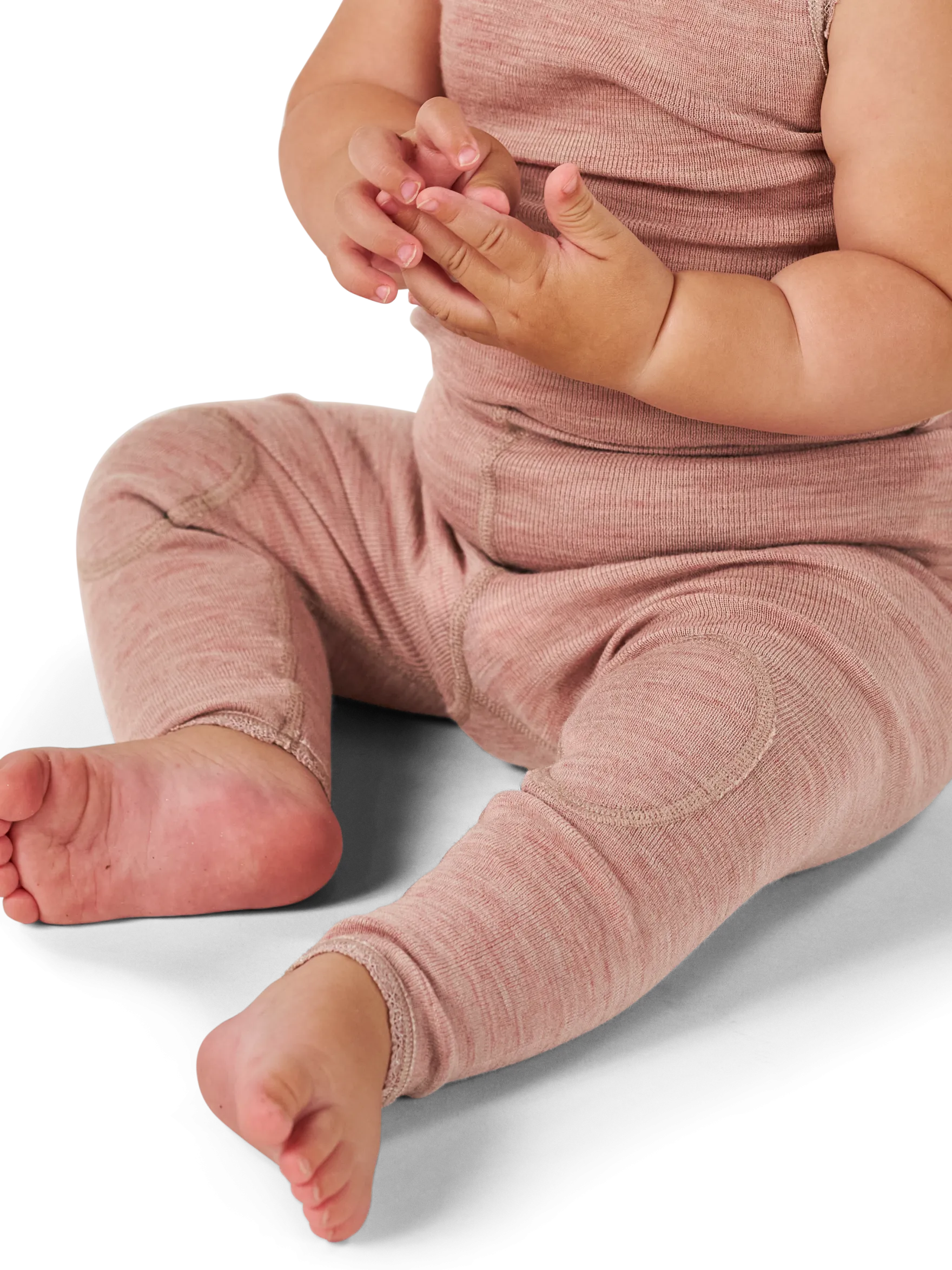 Leggings i merinould til baby