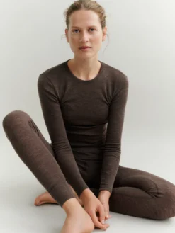 Leggings i merinould til kvinder