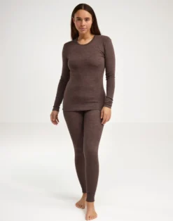 Leggings i merinould til kvinder
