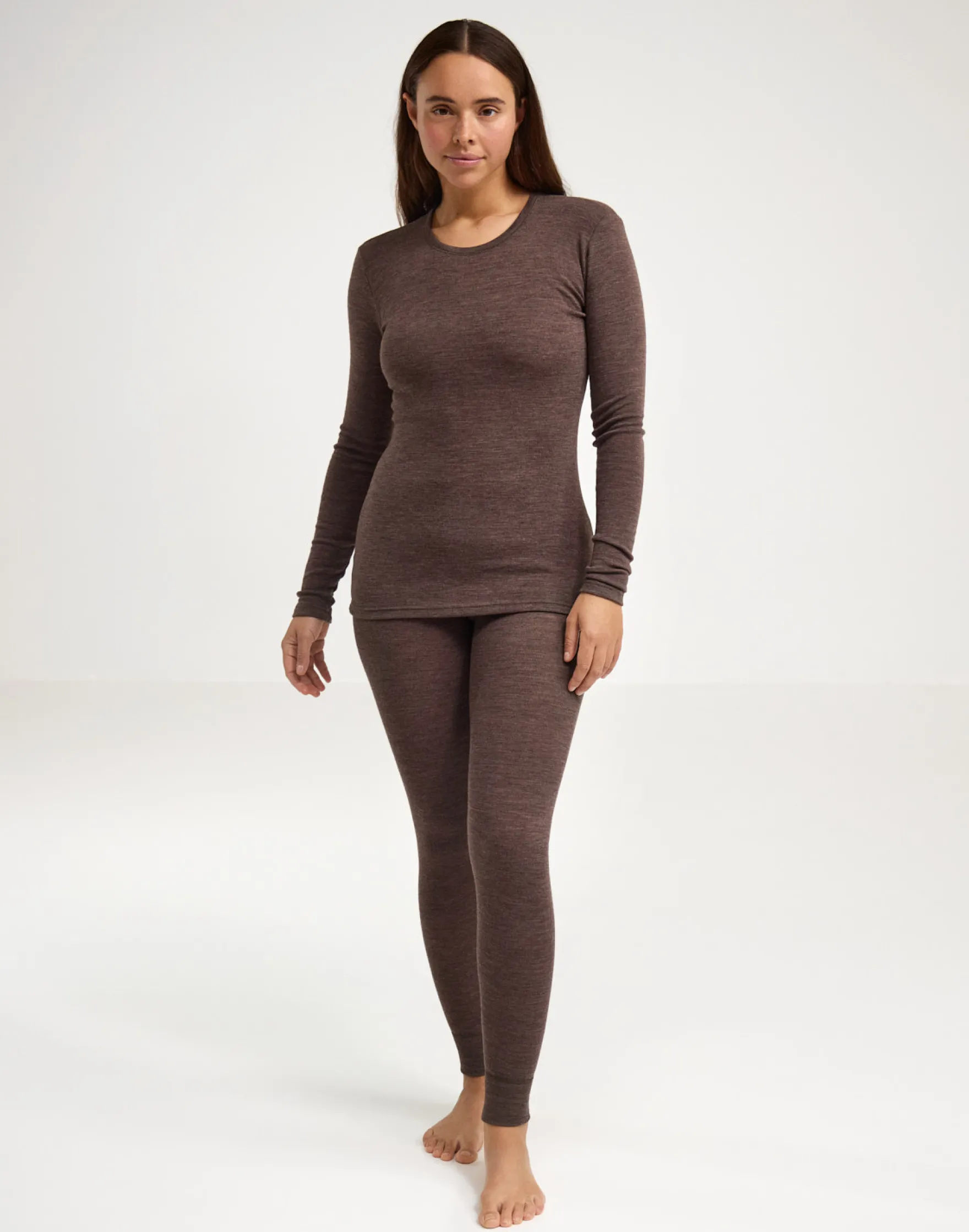 Leggings i merinould til kvinder