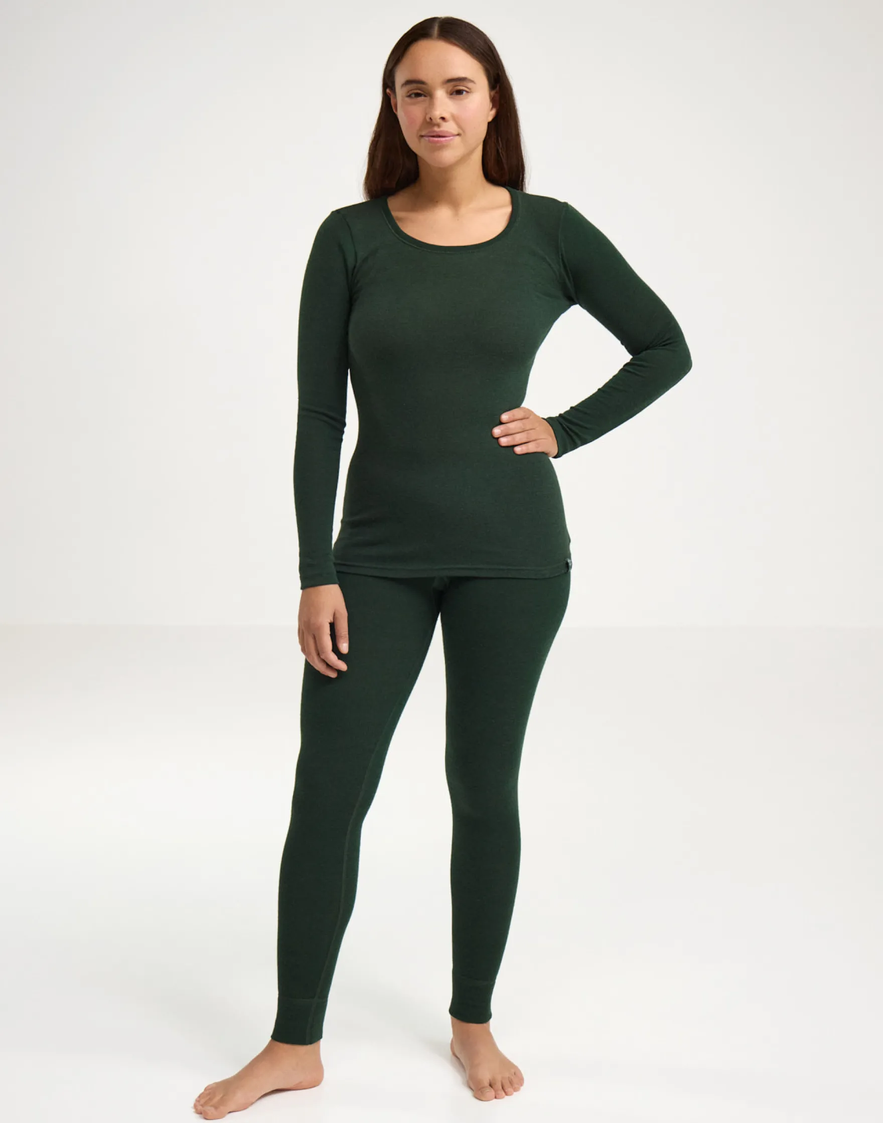 Leggings i merinould til kvinder