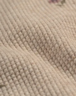 Leggings i vaffelstrikket bomuld til børn