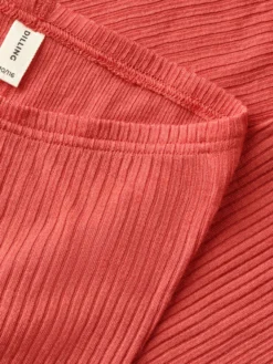 Leggings med bølgekant i merinould til børn