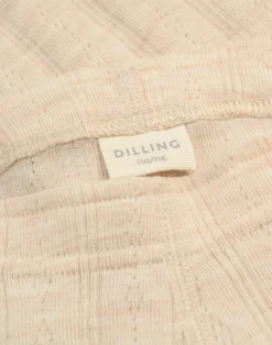 Leggings med hulmønster i merinould til børn