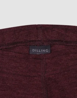 Leggings med hulmønster i merinould/silke til børn