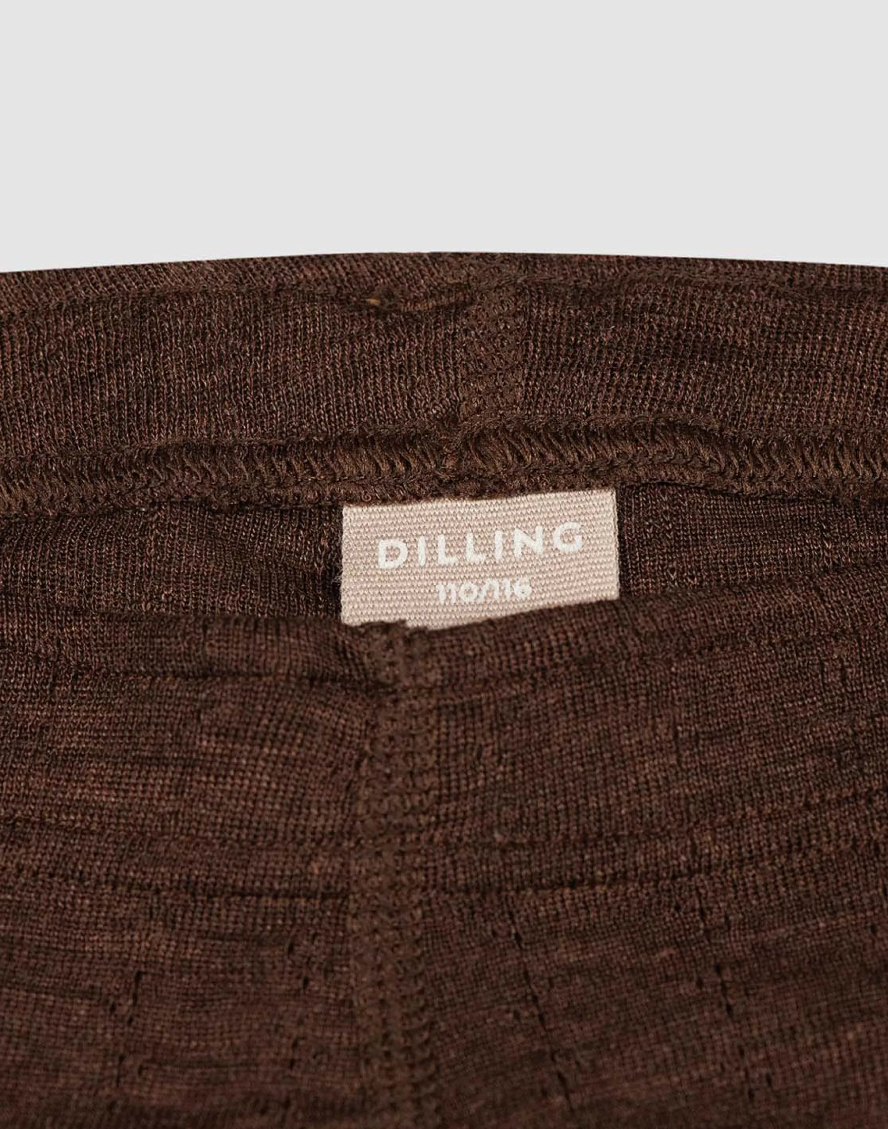 Leggings med hulmønster i merinould/silke til børn