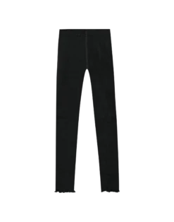 Leggings med hulmønster i merinould/silke til børn