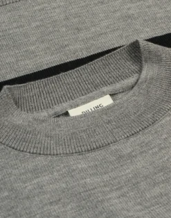 Løstsiddende crew neck i merinould til kvinder