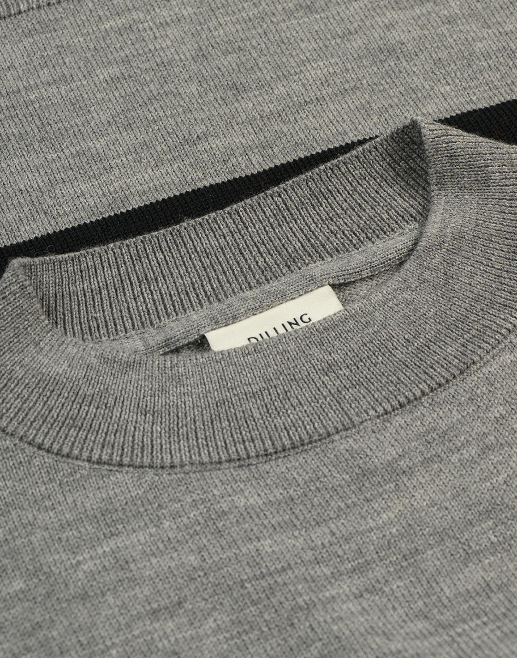 Løstsiddende crew neck i merinould til kvinder